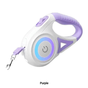 Automatic Retractable Dog Lead Touch Light