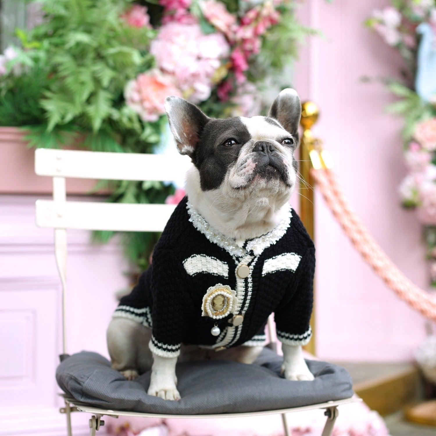 Coco Designer Dog Sweater Cardigan