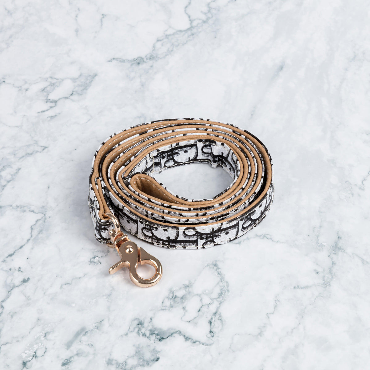 Designer Vintage Leather Dog Leash