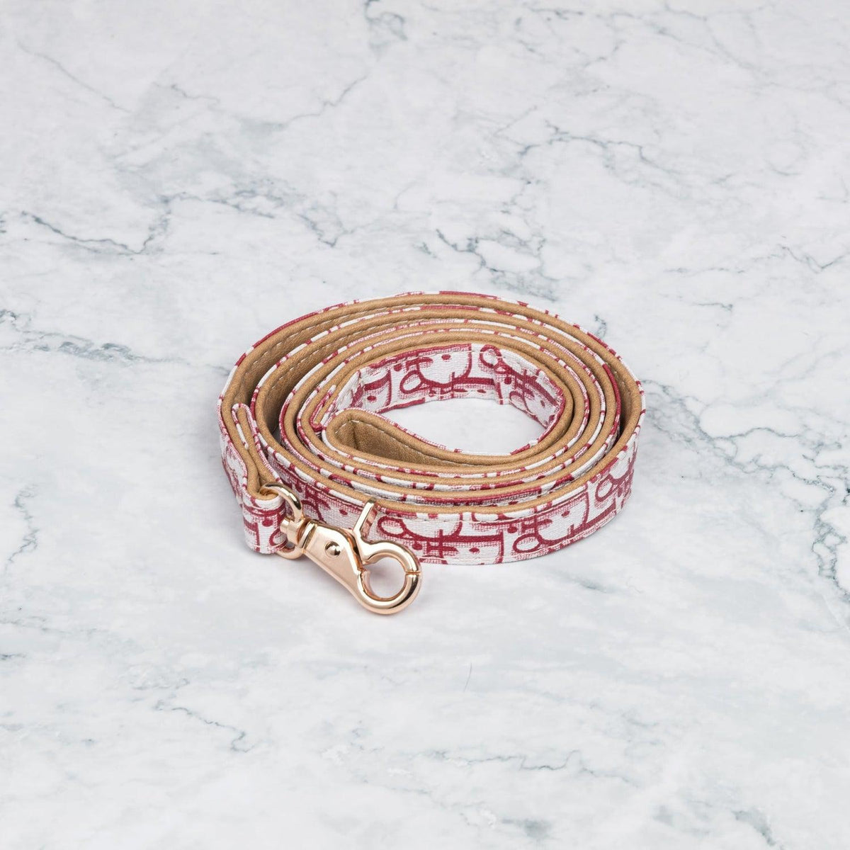 Designer Vintage Leather Dog Leash