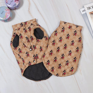Dreams Of Mickey Designer Dog Vest Jacket
