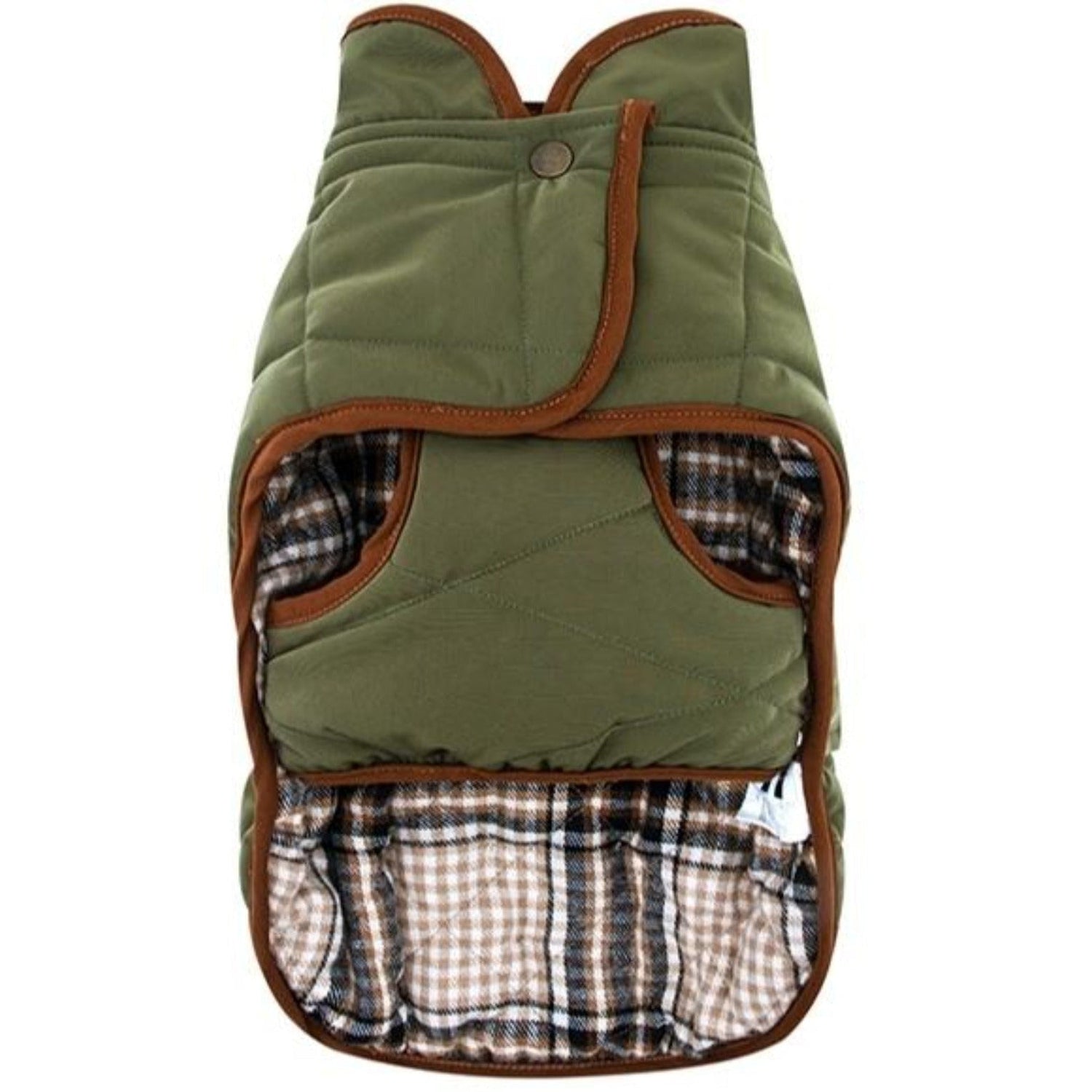 Oxford Quilted Dog Coat