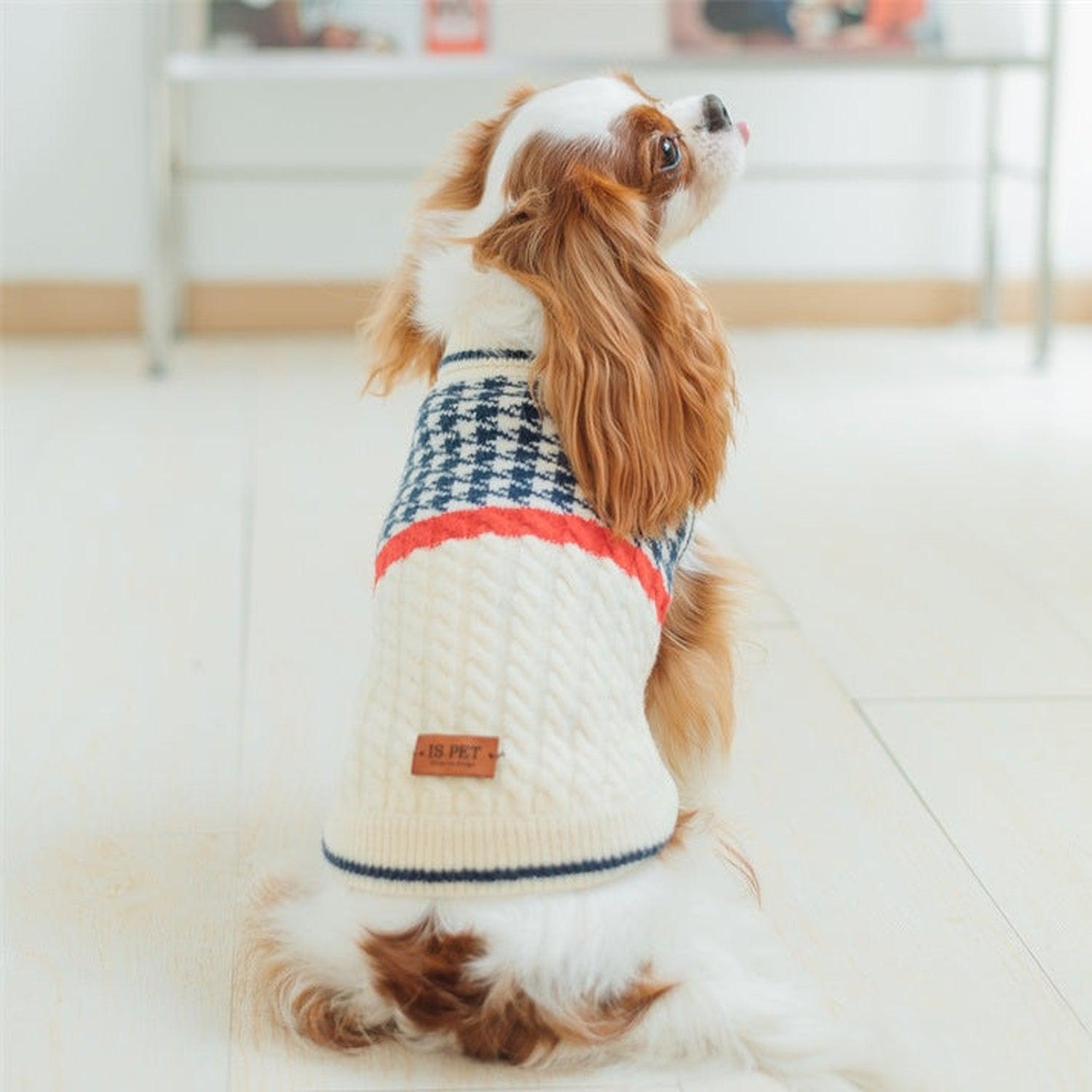 Oxford Style Dog Sweater