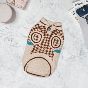 Oxford Style Dog Sweater