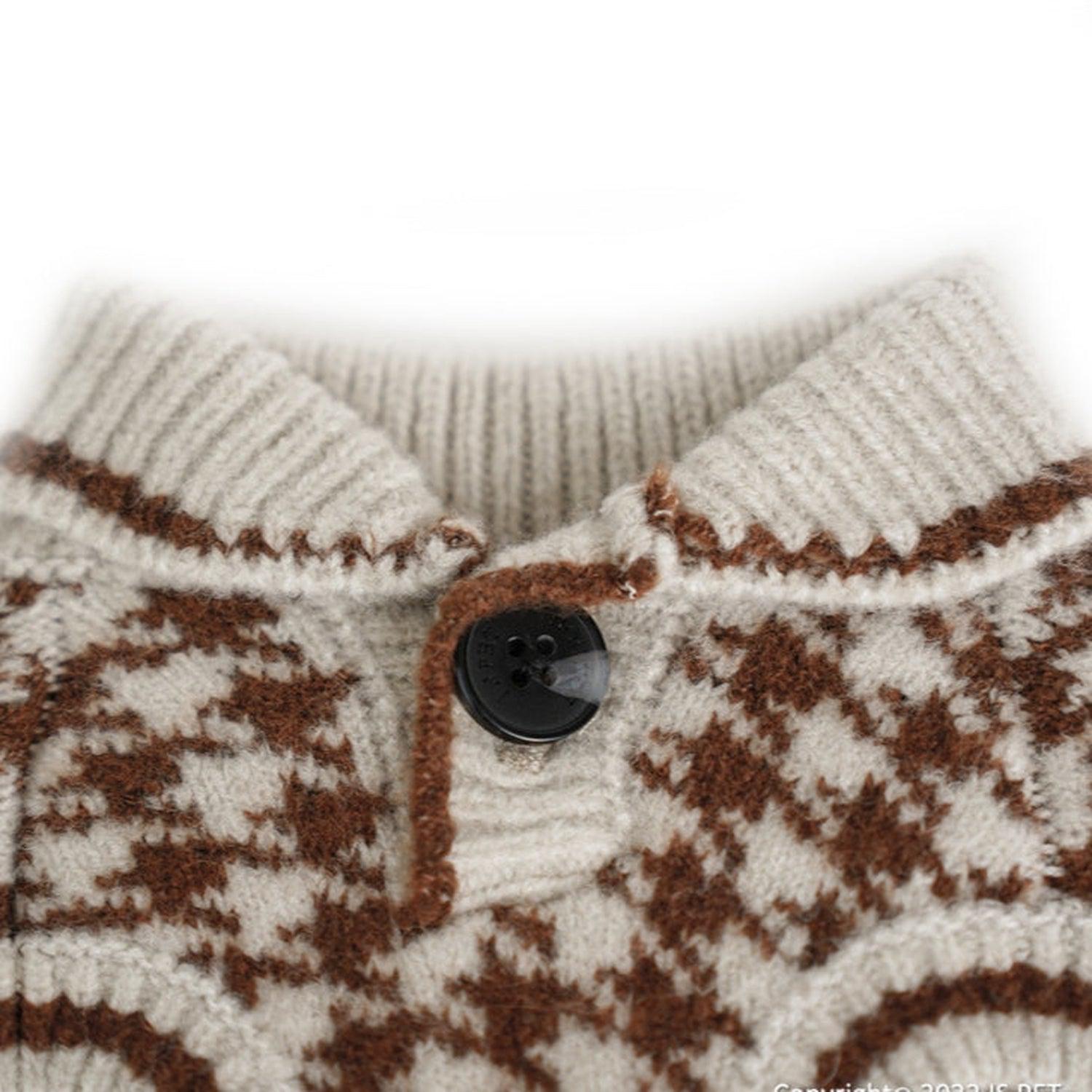 Oxford Style Dog Sweater