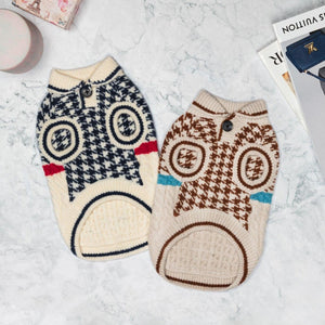 Oxford Style Dog Sweater