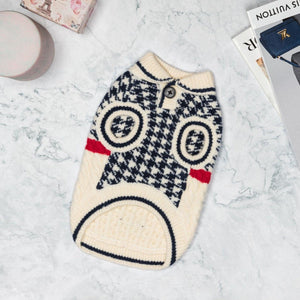 Oxford Style Dog Sweater