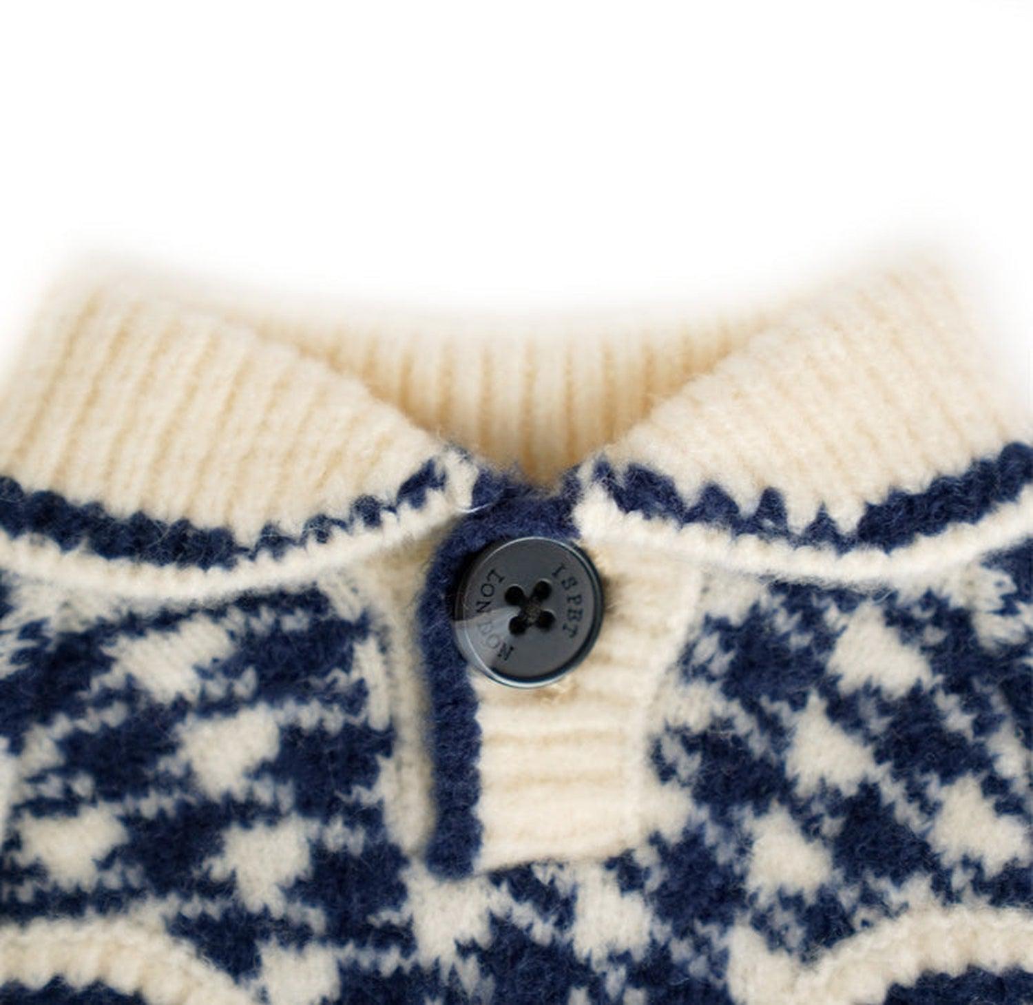 Oxford Style Dog Sweater