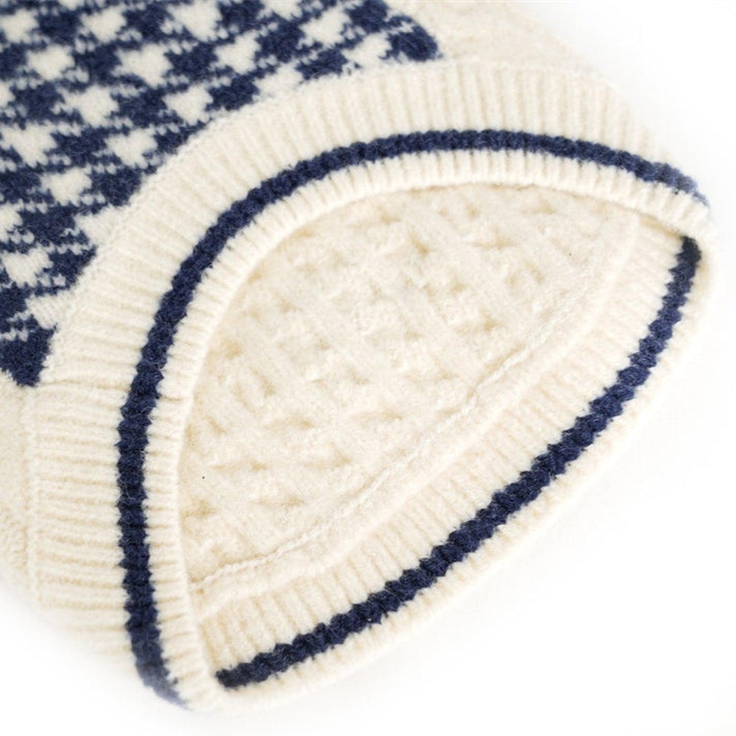 Oxford Style Dog Sweater