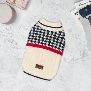 Oxford Style Dog Sweater