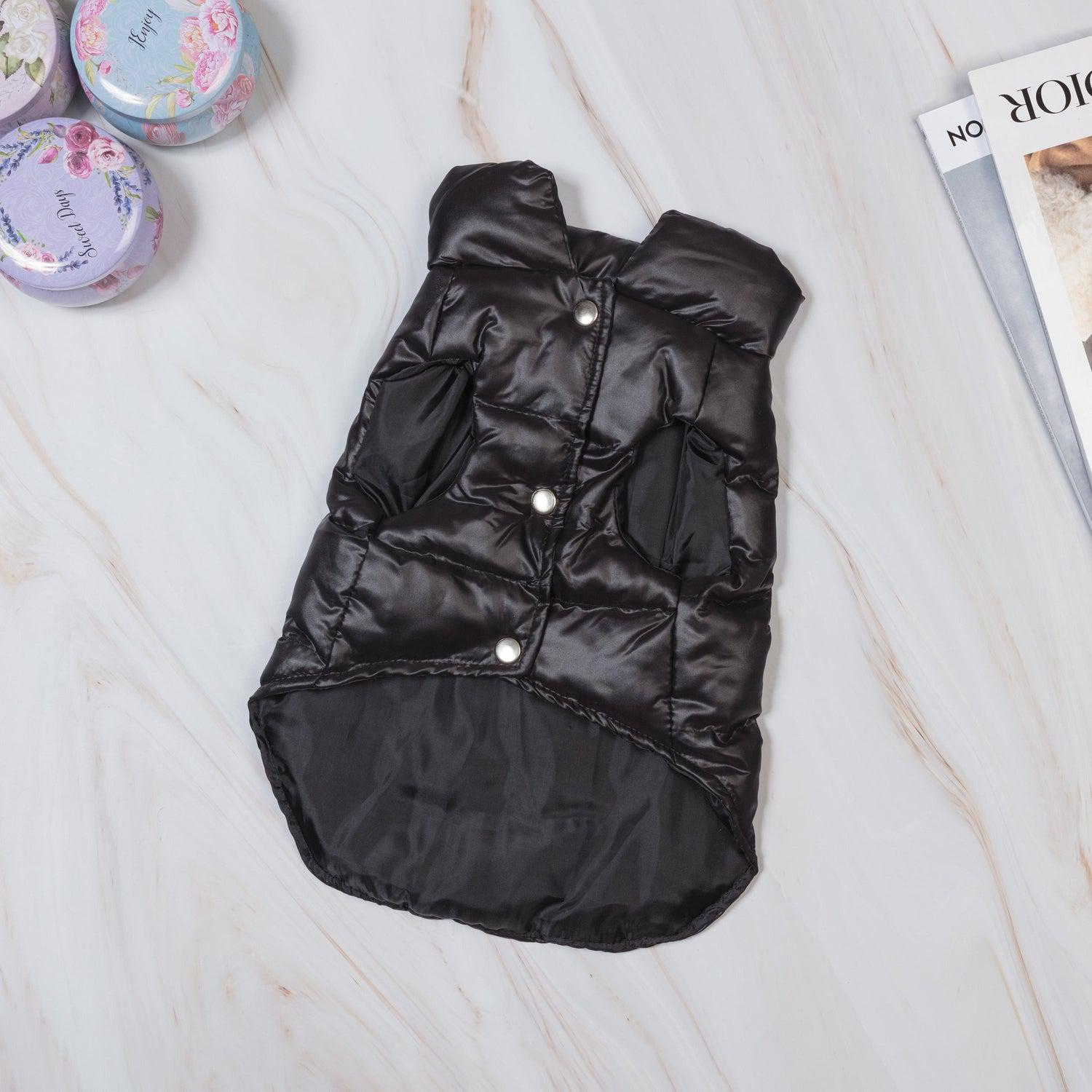 The Bomber Puffer Dog Vest Jacket
