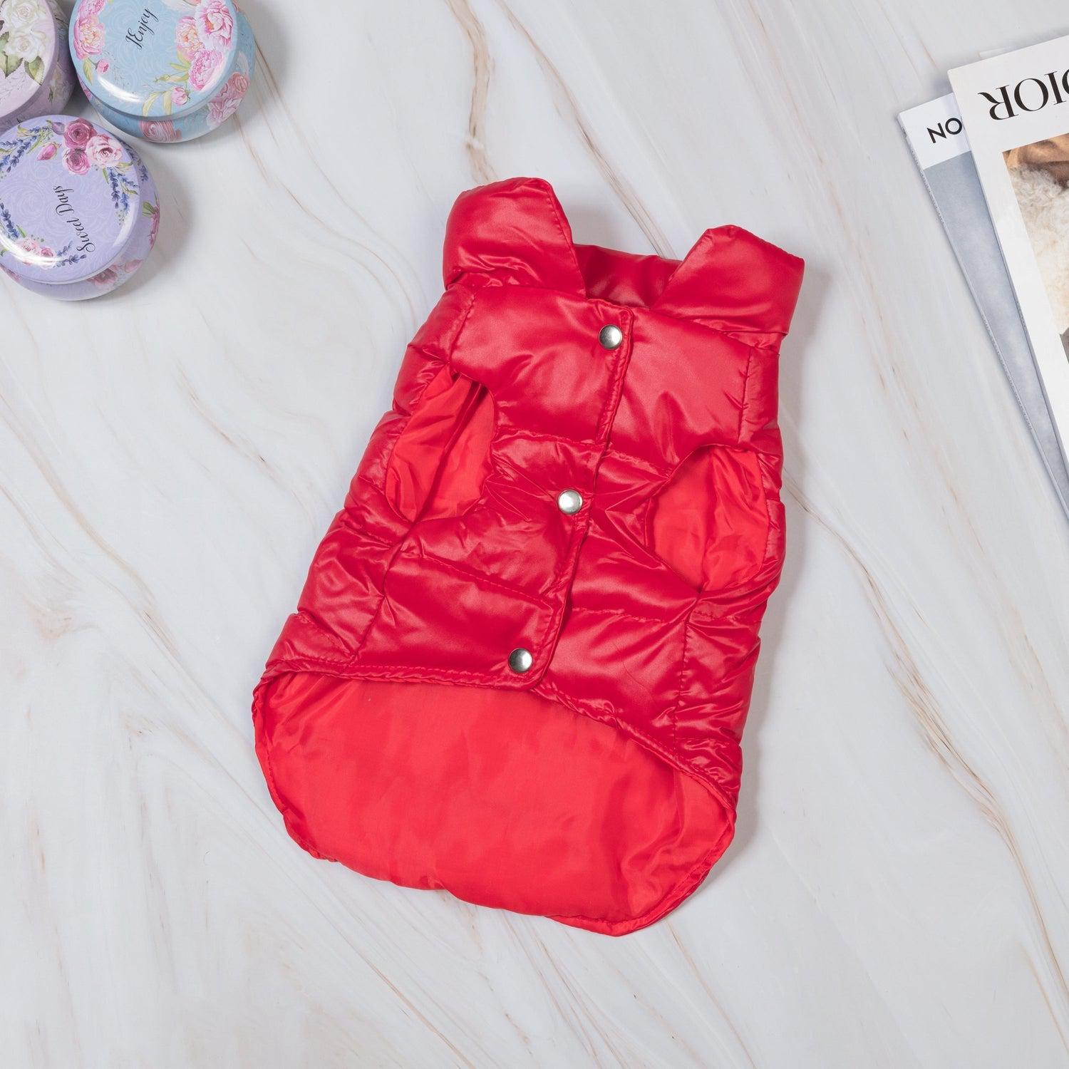 The Bomber Puffer Dog Vest Jacket