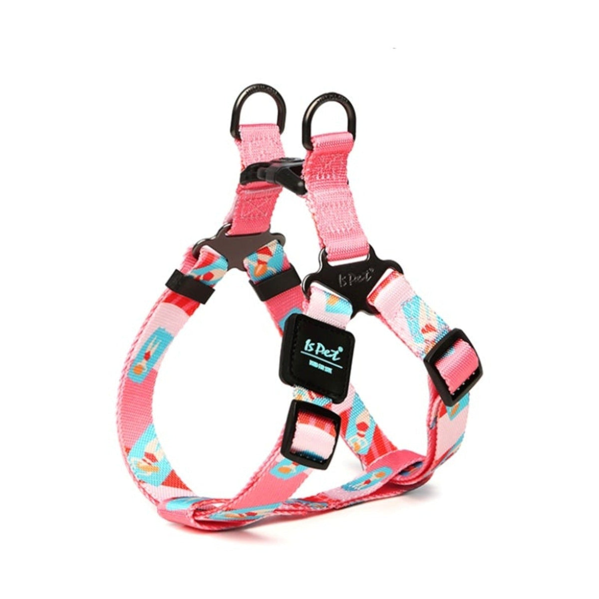 Adjustable Dog Strap Harness - Pink Lady