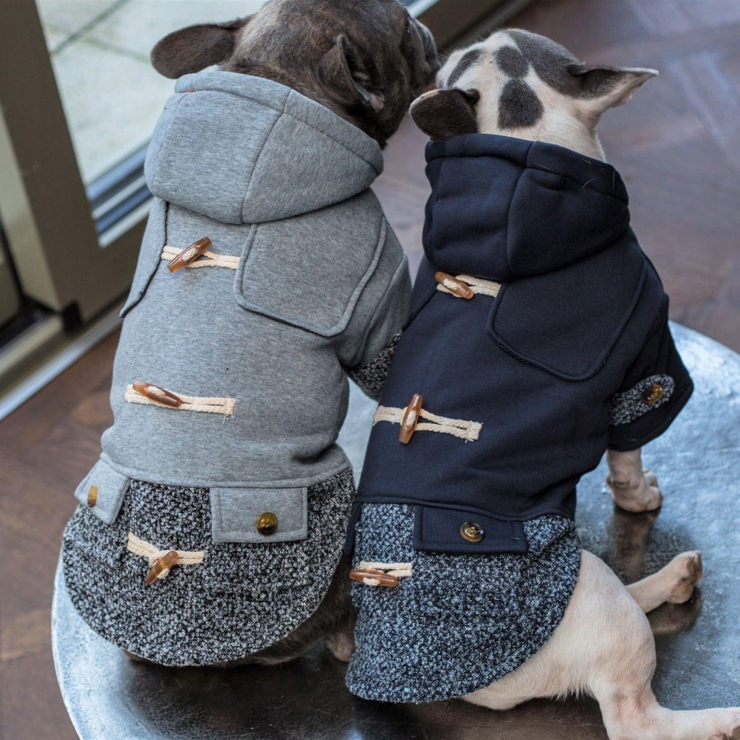 Buttoned Dog Hoodie Coat - Main Image
