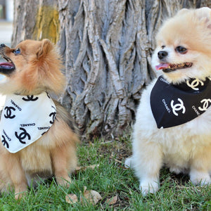 Designer Plush Scarf Dog Bandana