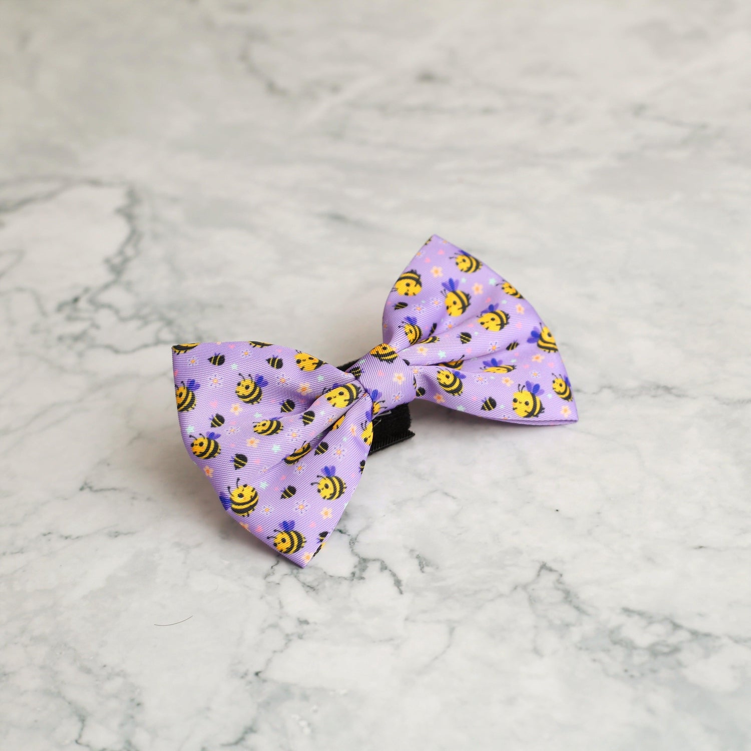 Dog Bow Tie -Don't Worry, Bee Happy