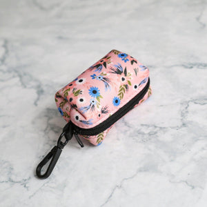 Dog Poo Bag & Treat Dog Holder - Flower Child