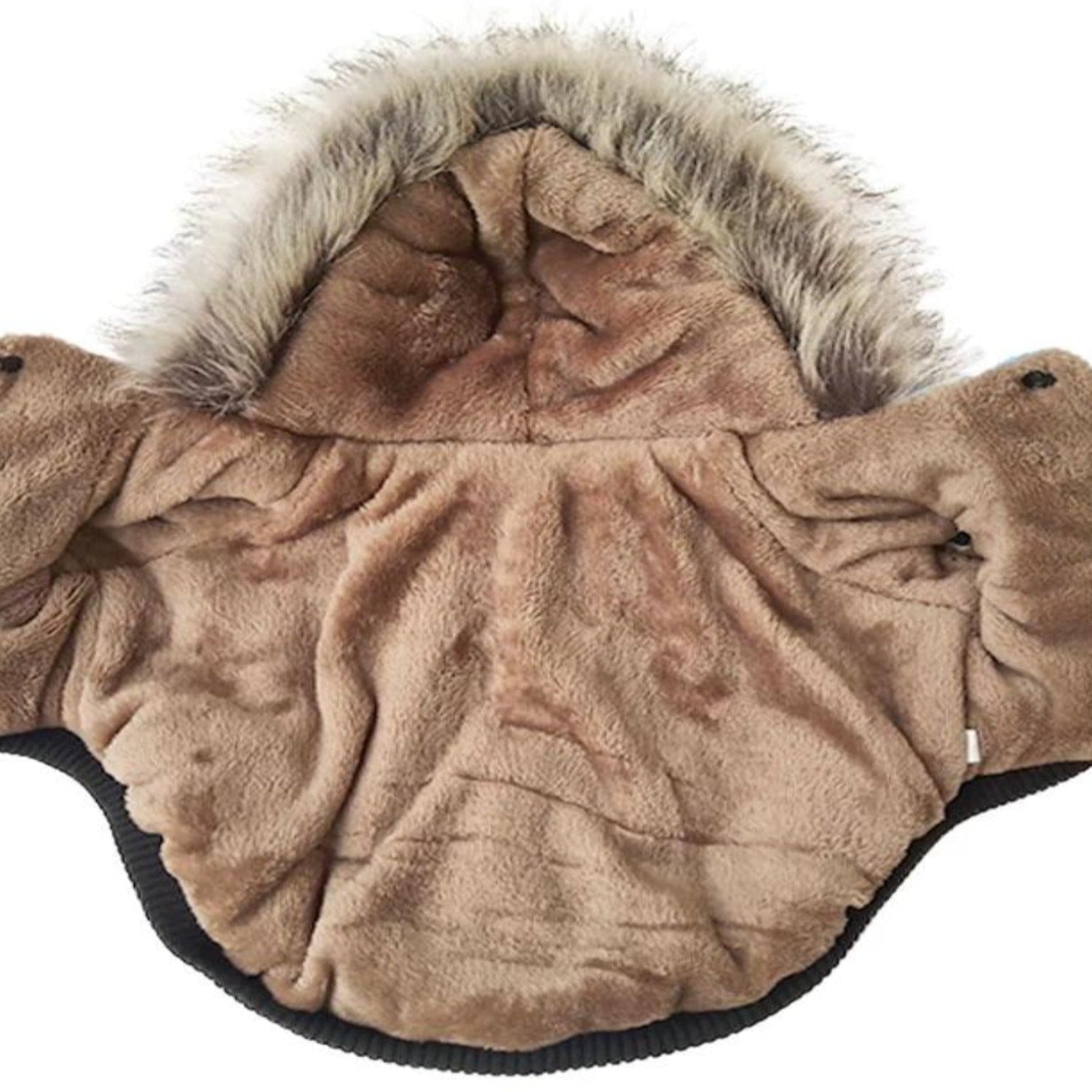 Fur Hoodie Dog Coat