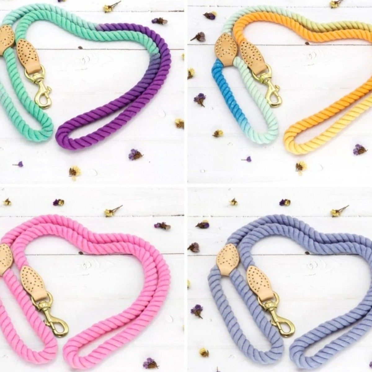 Handmade Cotton Rope Dog Lead - For Dog Lovers