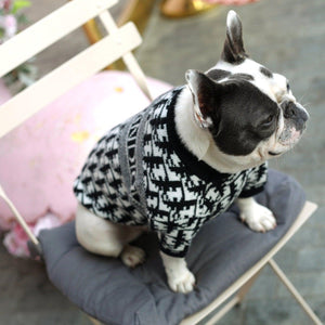Monochrome Designer Dog Sweater