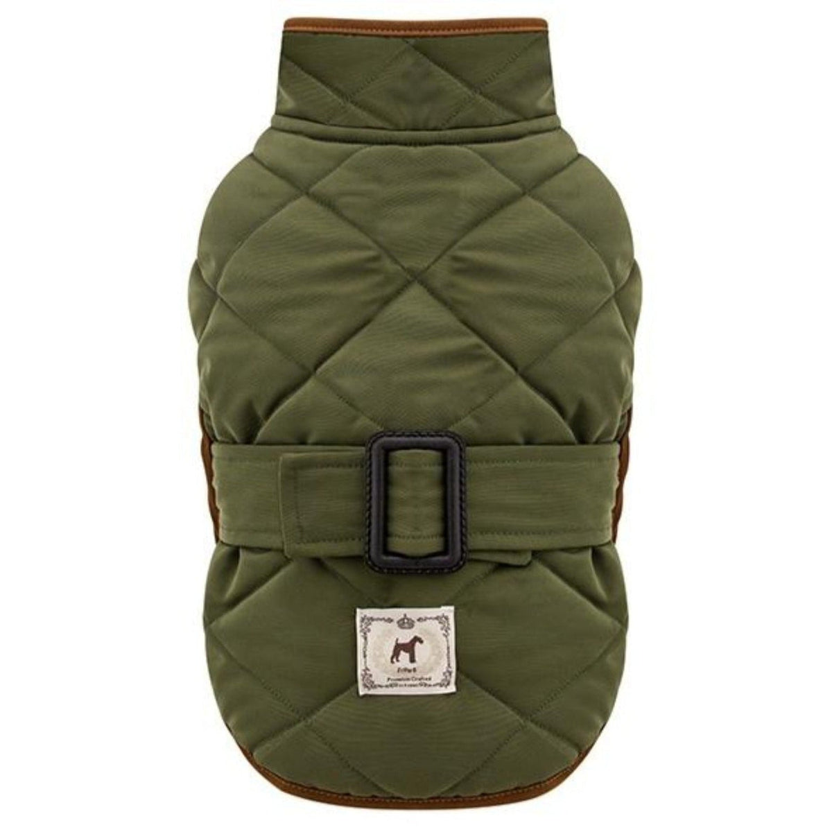 Oxford Quilted Dog Coat