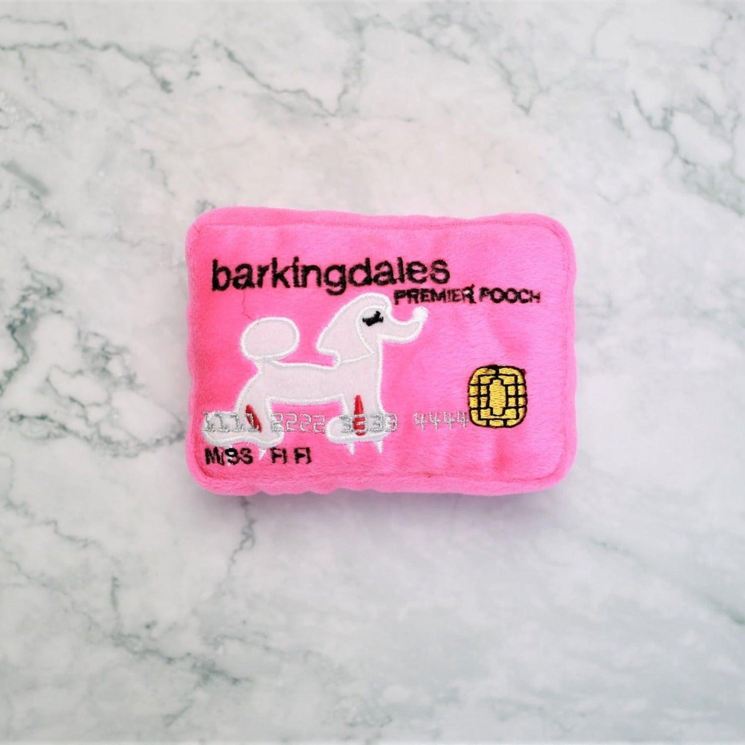 Plush Dog Toy Barkingdales Card