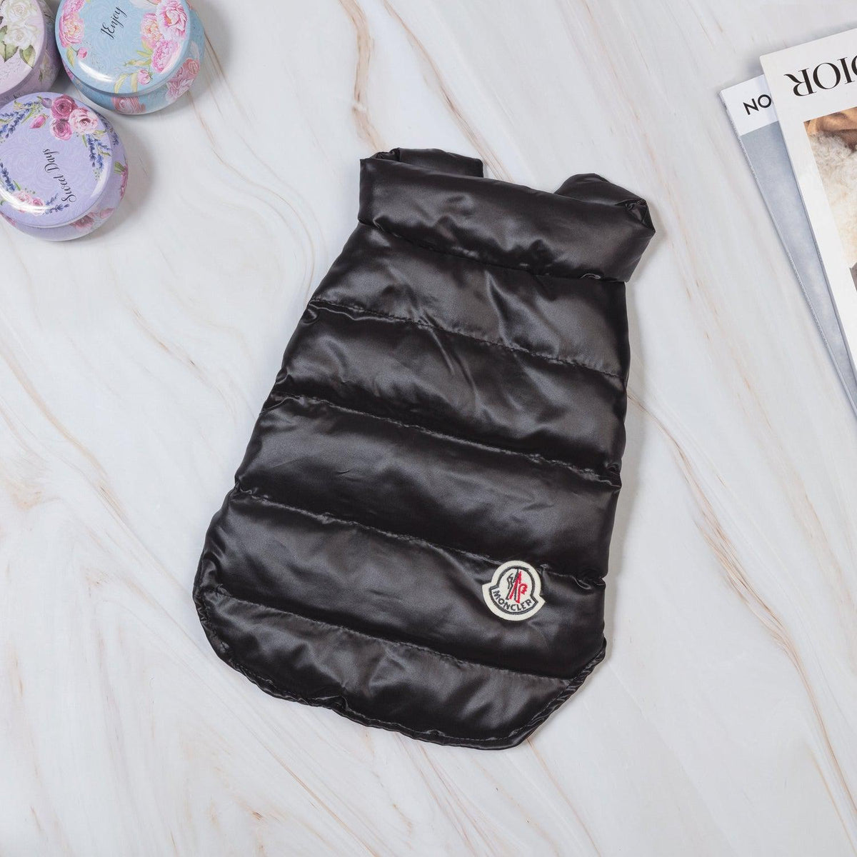The Bomber Puffer Dog Vest Jacket
