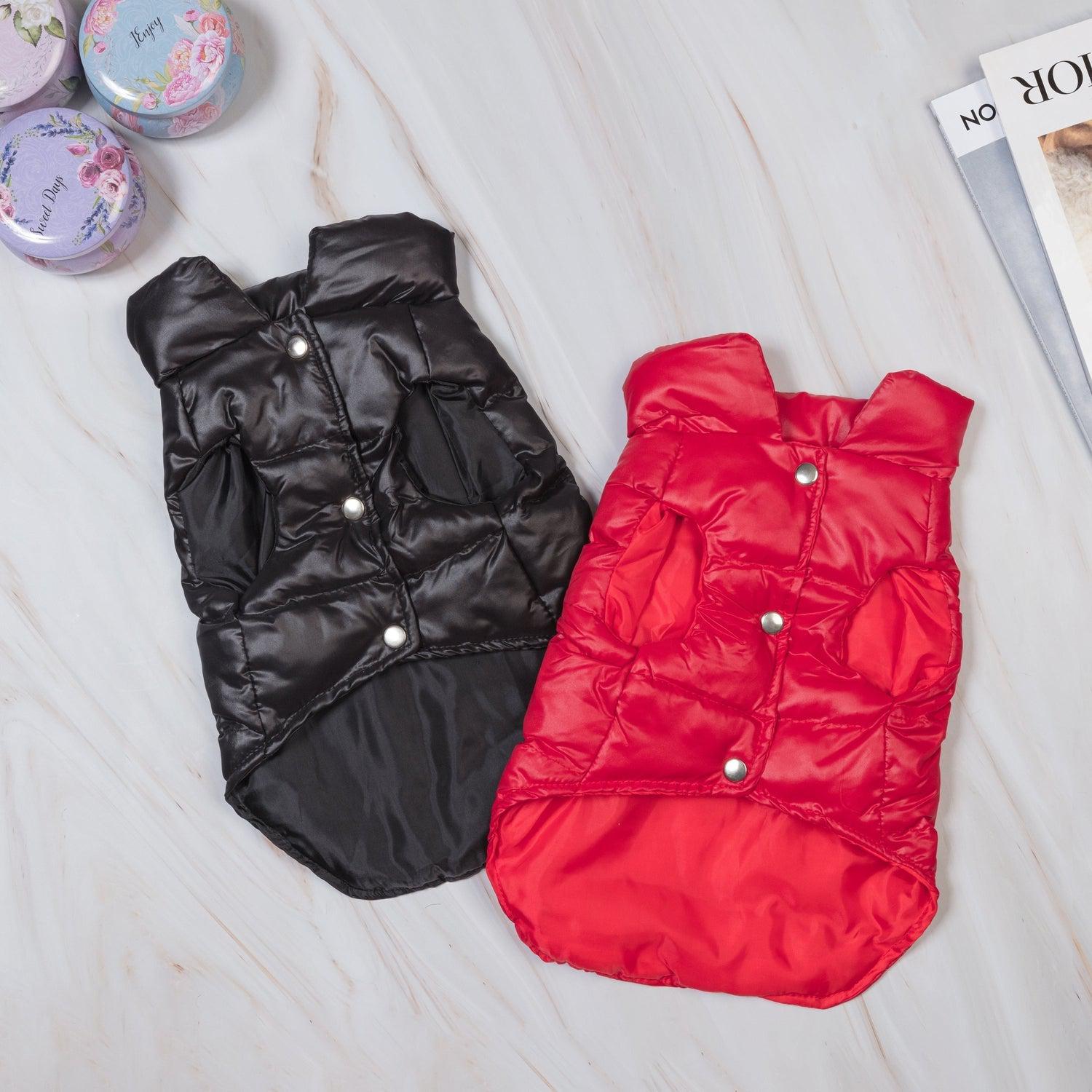 The Bomber Puffer Dog Vest Jacket